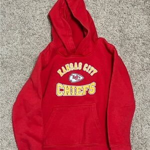 NFL Chiefs Team Apparel Kids Red Hoodie